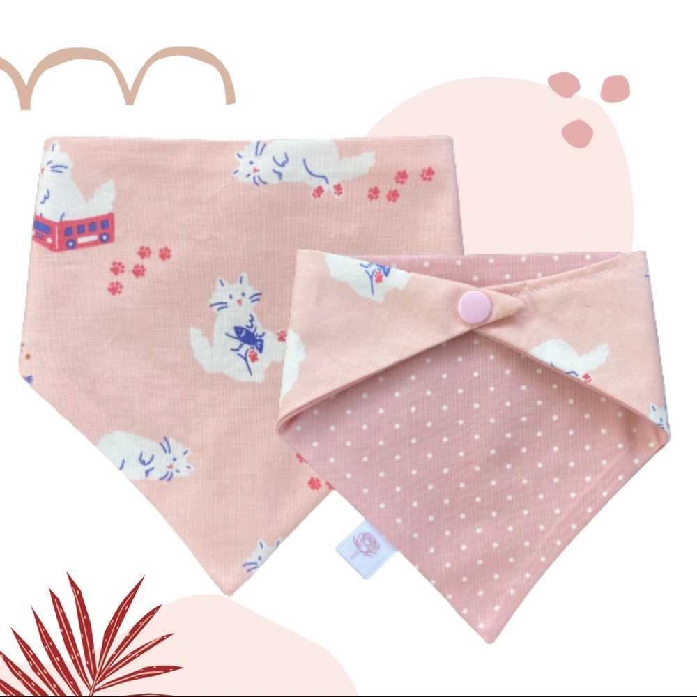 8-10”- Reversible Snap-on Pet Bandana